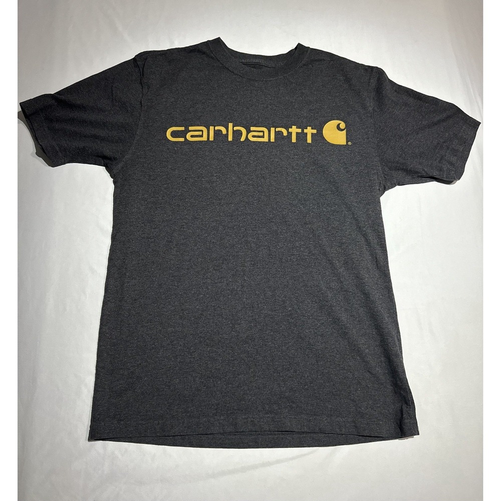 Carhartt Men's Short Sleeve T-Shirt Charcoal Gray, Original Fit, Size‎ Small